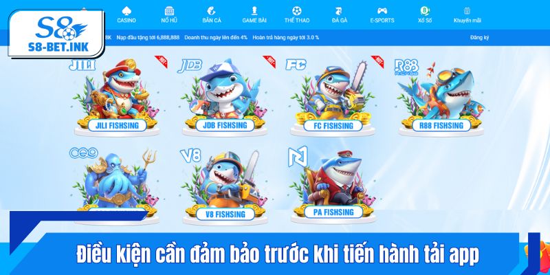 Điều kiện cần đảm bảo trước khi tiến hành tải app 