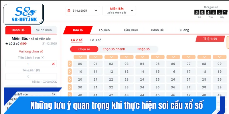 Một vài lưu ý cần nhớ để soi cầu đạt lợi nhuận